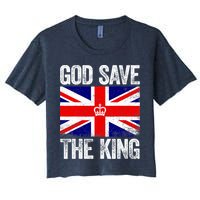 God Save The King Charles III Tee UK Flag Top King Charles Crop Top