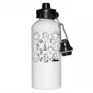 Ghost Science Teacher Chemistry Laboratory Halloween Costume Aluminum Water Bottle