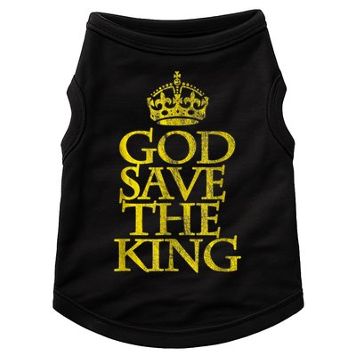 God Save The King King Charles III Apparel Doggie Tank