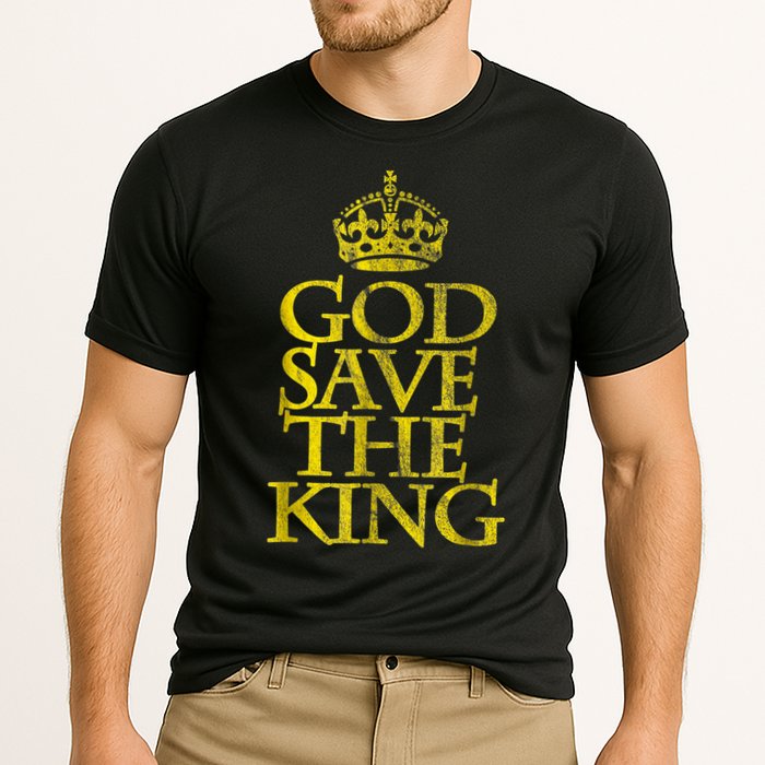 God Save The King King Charles III Apparel Cooling Performance Crew T-Shirt