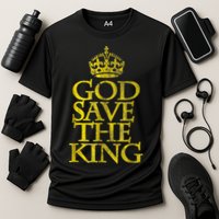 God Save The King King Charles III Apparel Cooling Performance Crew T-Shirt