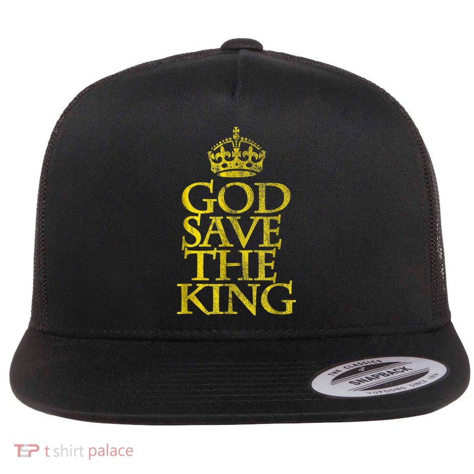 God Save The King King Charles III Apparel Flatbill Hat