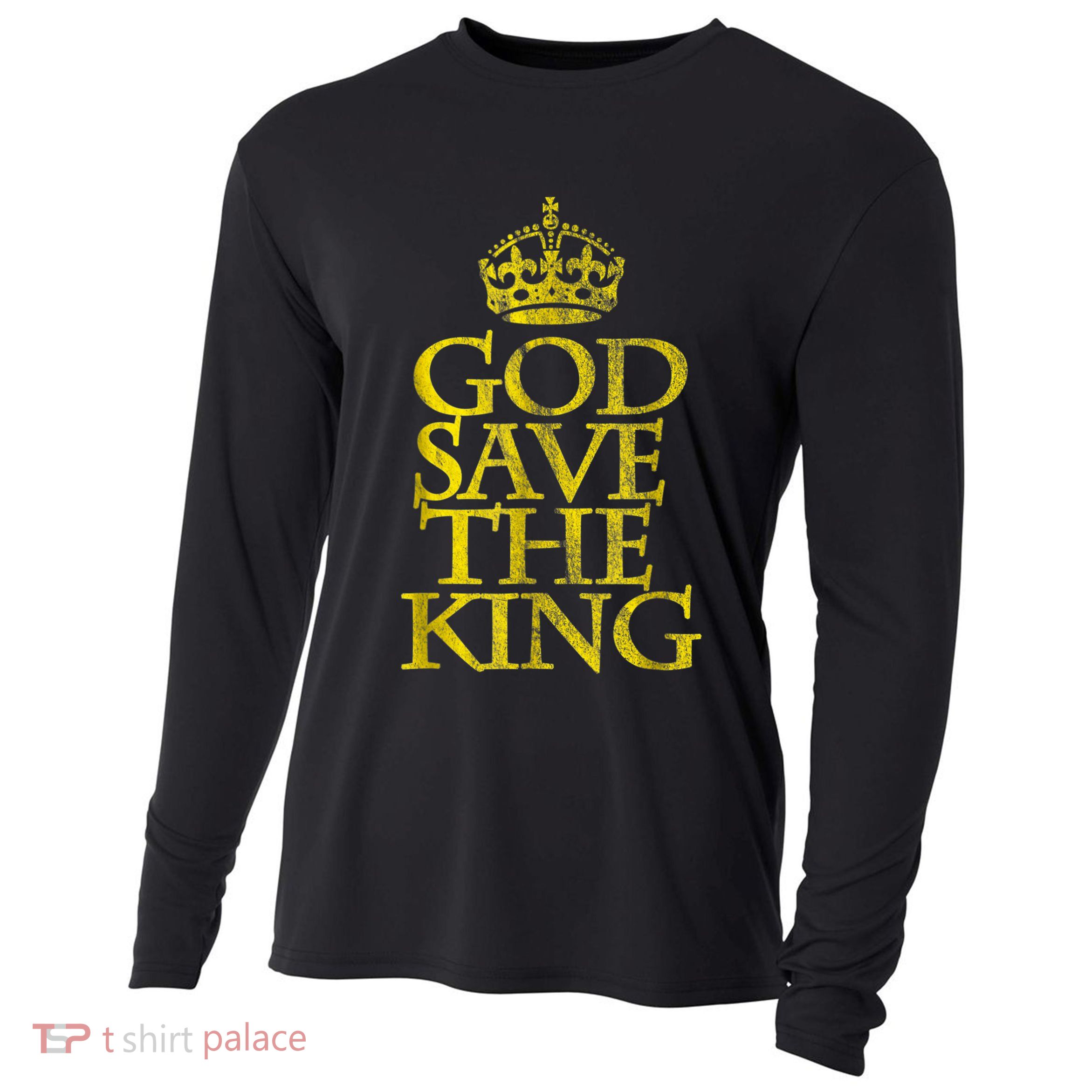 God Save The King King Charles III Apparel Cooling Performance Long Sleeve Crew