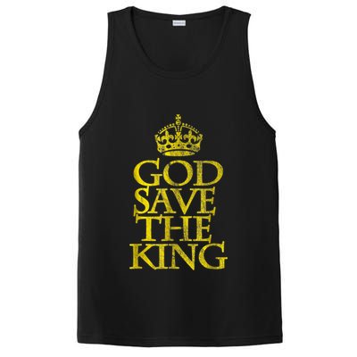 God Save The King King Charles III Apparel PosiCharge Competitor Tank