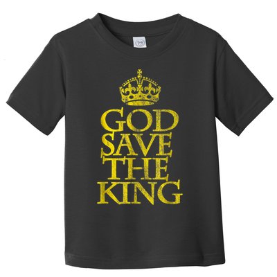 God Save The King King Charles III Apparel Toddler T-Shirt