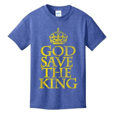God Save The King King Charles III Apparel Kids T-Shirt