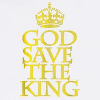 God Save The King King Charles III Apparel Garment-Dyed Sweatshirt