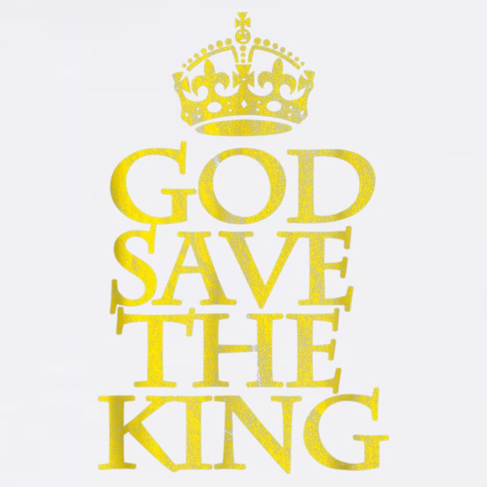 God Save The King King Charles III Apparel Garment-Dyed Sweatshirt