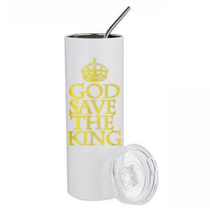 God Save The King King Charles III Apparel Stainless Steel Tumbler