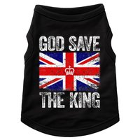 God Save The King Charles III Tee UK Flag Top King Charles Doggie Tank