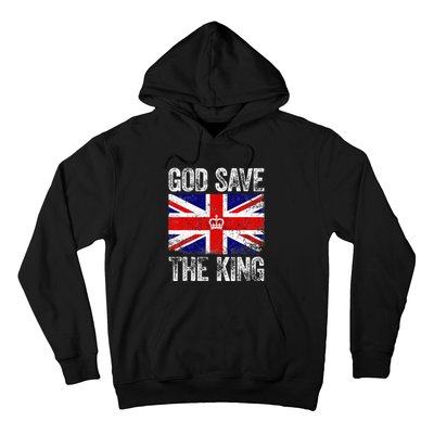 God Save The King Charles III Tee UK Flag Top King Charles Hoodie