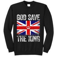 God Save The King Charles III Tee UK Flag Top King Charles Sweatshirt
