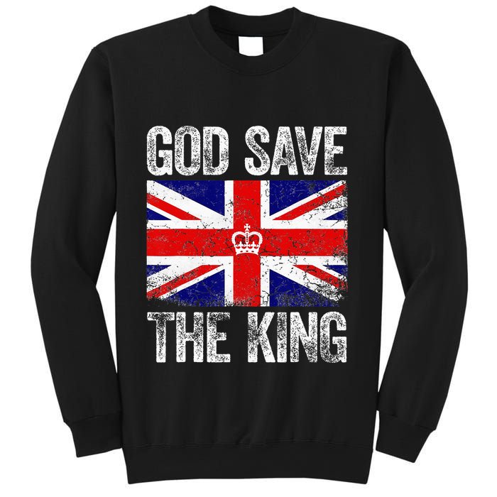 God Save The King Charles III Tee UK Flag Top King Charles Sweatshirt