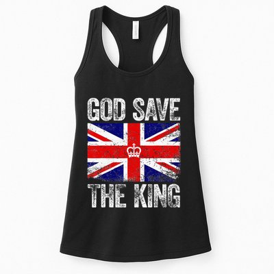 God Save The King Charles III Tee UK Flag Top King Charles Womens Tank Top