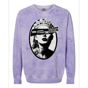 God Save The Queen Colorblast Crewneck Sweatshirt