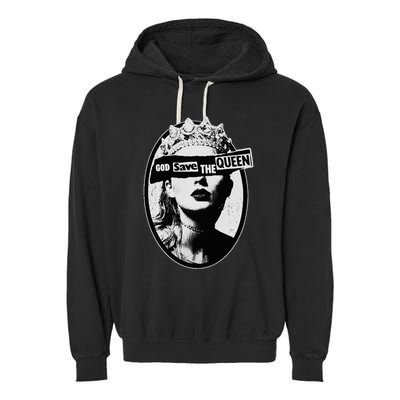 God Save The Queen Garment-Dyed Fleece Hoodie