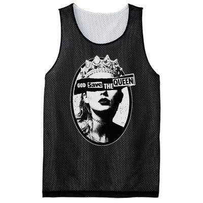 God Save The Queen Mesh Reversible Basketball Jersey Tank