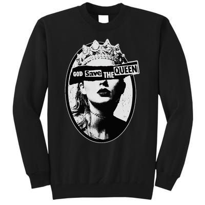 God Save The Queen Tall Sweatshirt