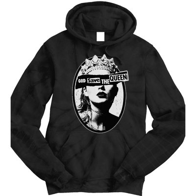 God Save The Queen Tie Dye Hoodie