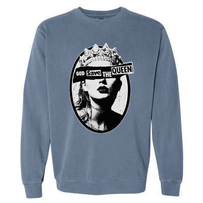 God Save The Queen Garment-Dyed Sweatshirt