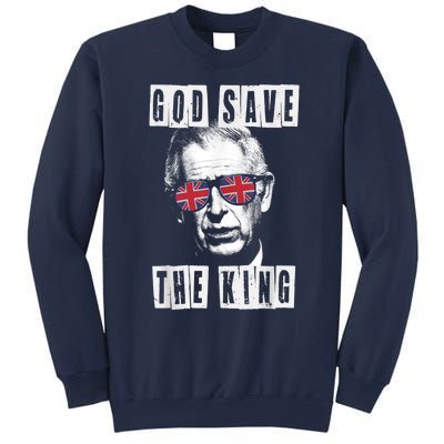 God Save The King. Kings Coronation. Union Jack Charles Sweatshirt