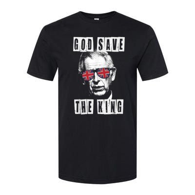 God Save The King. Kings Coronation. Union Jack Charles Softstyle® CVC T-Shirt