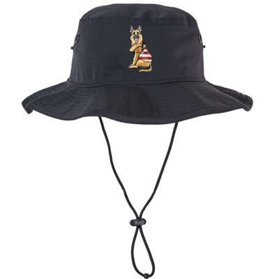German Shepherd Tattoo Dog I Love Dad Fathers Day Bucket Hat
