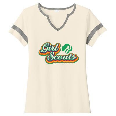 Girl Scouts Troop Ladies Halftime Notch Neck Tee