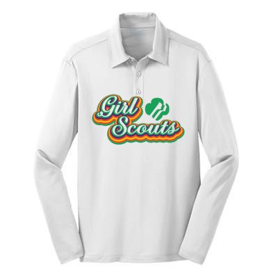 Girl Scouts Troop Silk Touch Performance Long Sleeve Polo