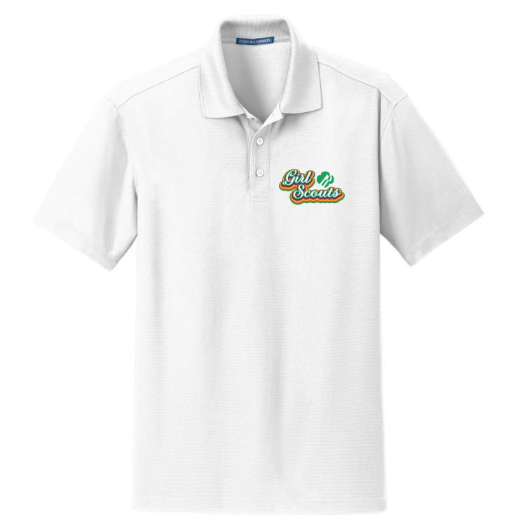 Girl Scouts Troop Dry Zone Grid Polo