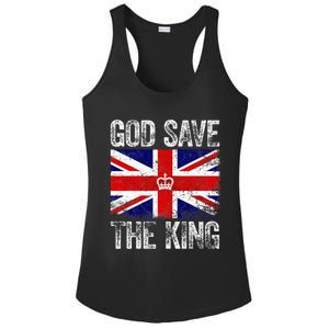 God Save The King Charles Iii. Uk Flag Top King Charles Ladies PosiCharge Competitor Racerback Tank