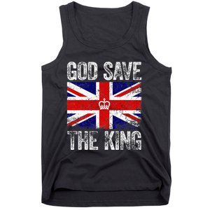 God Save The King Charles Iii. Uk Flag Top King Charles Tank Top