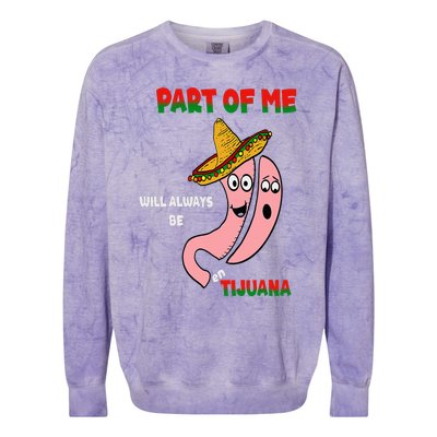 Gastric Surgery Tijuana Colorblast Crewneck Sweatshirt