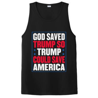God Saved Trump So Trump Could Save America PosiCharge Competitor Tank