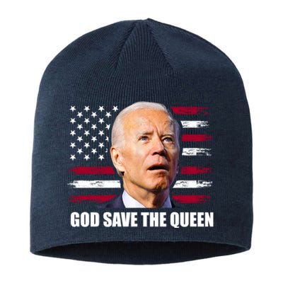 God Save The Queen Man Funny Joe Biden Shirts Sustainable Beanie