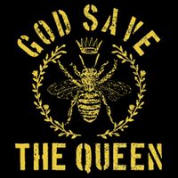 God Save The Queen Bee Queen Bee Cooling Performance Crew T-Shirt