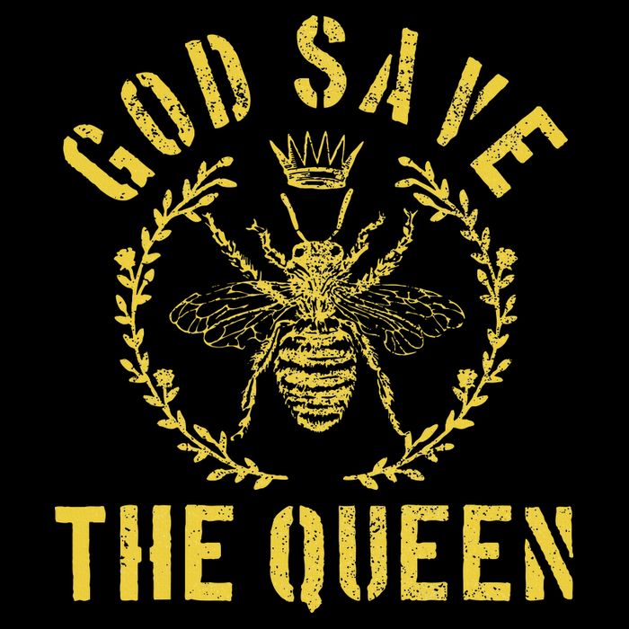 God Save The Queen Bee Queen Bee Cooling Performance Crew T-Shirt