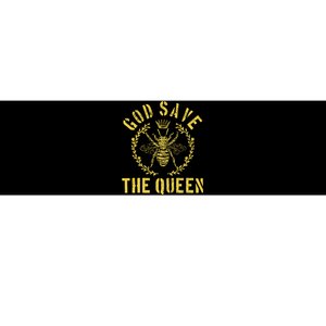 God Save The Queen Bee Queen Bee Bumper Sticker