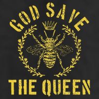 God Save The Queen Bee Queen Bee Adult Drive Performance Visor