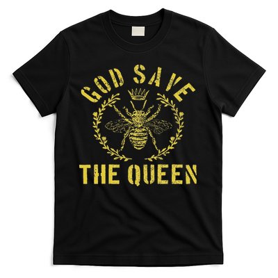God Save The Queen Bee Funny Beekeeper Gift T-Shirt