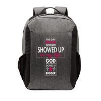 God Showed Up Brain Aneurysm Awareness Burgundy Aortic Vector Backpack
