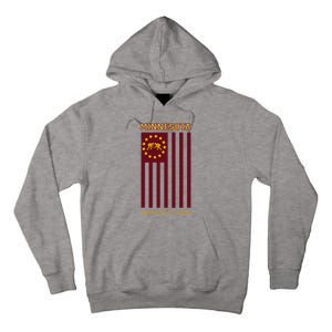 Gopher State Usa Flag Freestyle Wrestler Minnesota Tall Hoodie