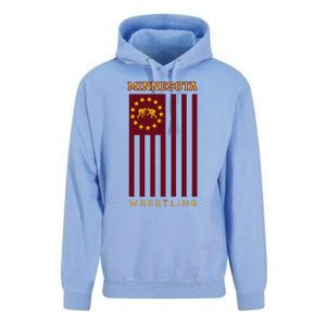 Gopher State Usa Flag Freestyle Wrestler Minnesota Unisex Surf Hoodie