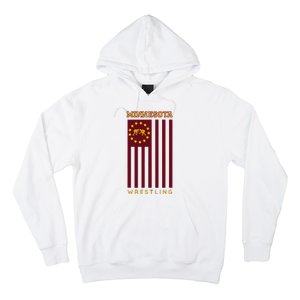 Gopher State Usa Flag Freestyle Wrestler Minnesota Hoodie