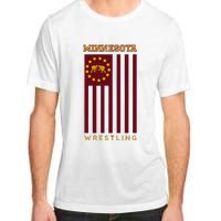 Gopher State Usa Flag Freestyle Wrestler Minnesota Adult ChromaSoft Performance T-Shirt