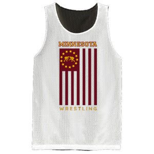 Gopher State Usa Flag Freestyle Wrestler Minnesota Mesh Reversible Basketball Jersey Tank