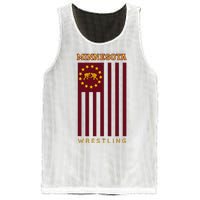 Gopher State Usa Flag Freestyle Wrestler Minnesota Mesh Reversible Basketball Jersey Tank