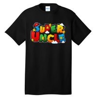 Gamer Super Uncle Funny Father Day Gifts For Uncle Tall T-Shirt