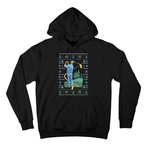 Golf Sport Ugly Christmas Sweater Hoodie