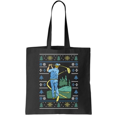 Golf Sport Ugly Christmas Sweater Bag